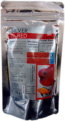 

Gene Eleven More Red Flower Horn, Cichlids, Gold Fish 75 g Dry Fish Food