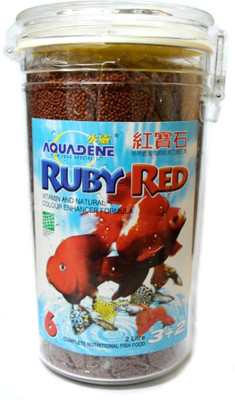 

Aquadene Ruby Red 2Liter (Vitamin and Natural - Colour Enhancer Formula) | 2 L Dry Fish Food