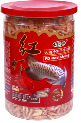 

Siso FD Red Shrimp 250g | Healthy Food For All Fishes 250 g Dry Fish Food