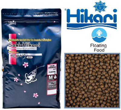 

Hikari Saki Color Enhancing Floating Medium Pellet (2kg | 4.4lb) For KOI That Are (8" Inch/20cm) Longer | The World's 1st Koi Diet To Contain Probiotics | Our Most Technologically Advanced Koi Diet | 2 kg Dry Fish Food