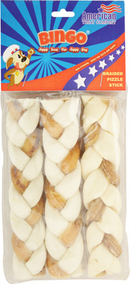

Bingo Braided pizzle sticks natural flavor Chicken 2 g Dry Dog Food
