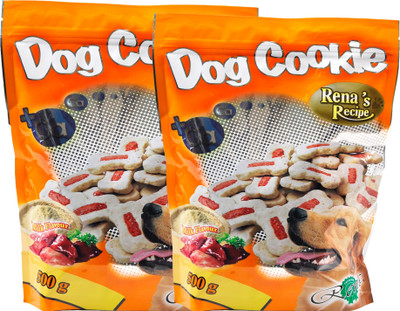 

Rena Cookie Liver Milk 500 g Dry Dog Food(Pack of 2)