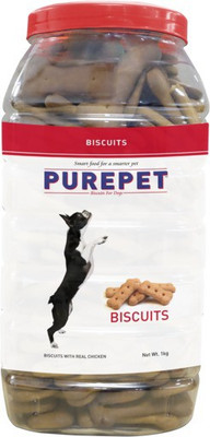 

Purepet Biscuits Chicken 1 kg Dry Dog Food