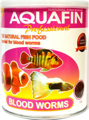 Aquafin Blood Worm 55g Fish 55 g Dry Fish Food