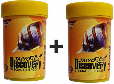 Taiyo Discovery Blood Worms 10g x 2 pack 20 g Dry Fish Food(Pack of 2)