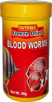 

Taiyo Blood Worms Fish 20 g Dry Fish Food