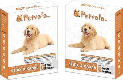 

PETVALA Petvala Dog Crunchy Mix Stix & Tangy Mutton Stix Premium Dog Food Chicken 800 g Dry Dog Food(Pack of 2)