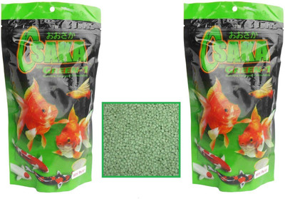 

Osaka Green-1 Mini Pellet (200g Each Pack of 2 Pcs) | Spirulina Enhanced Formulation | 400 g Dry Fish Food(Pack of 2)