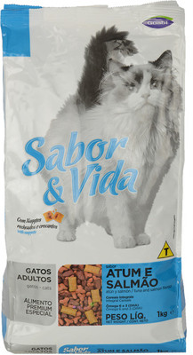 Sabor & Vida Cats Tuna, Salmon 1 kg Dry Cat Food