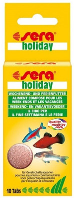 

Sera Weekend & Holiday 10 Tabs | High-Quality 10 Dry Fish Food