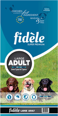 

Fidele large adult Chicken 15 kg Dry Dog Food