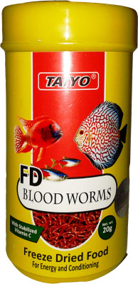 

Taiyo Blood Worms 20gm Fish 20 g Dry Fish Food