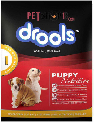 

Drools puppy chicken and egg Chicken, Egg 1.2 kg Dry Dog Food