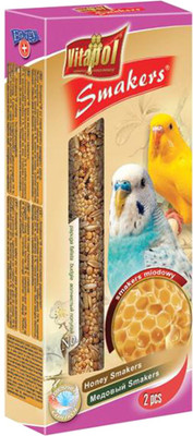 Vitapol Honey Smakers for Budgies 90 g Dry Bird Food(Pack of 3)