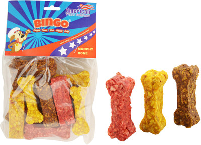 

Bingo Munchy bones mix flavor Chicken 2 g Dry Dog Food