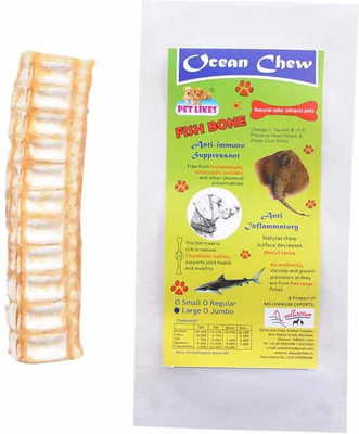 

PET LIKES Large Fish Bone Fish 16 g Dry Dog Food