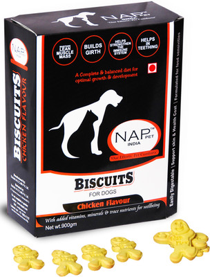 

NappetsIndia Dog Biscuits Chicken 900 g Dry Dog Food