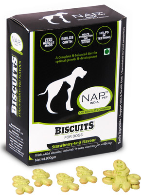 

Nappets India Biscuit Strawberry 900 g Dry Dog Food