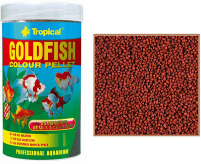 

Tropical Gold Colour Pellet 90g/250ml | For All GoldFish 250 ml Dry Fish Food
