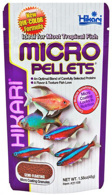 

Hikari Tropical Micro Pellets Chicken, Beef 45 g Dry Fish Food