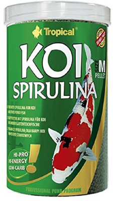 

Tropical KOI SPIRULINA PELLET SIZE M 7KG 1 g Dry Fish Food
