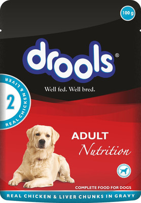 

Drools Adult Nutrition Chicken, Egg 100 g Wet Dog Food