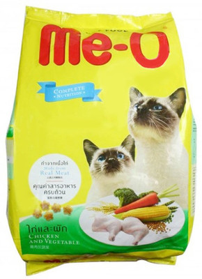 

Me-O Chicken & Vegetable cat food Chicken 7 kg Dry Cat Food