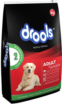 

Drools Adult 100% vegetarian Vegetable 3 kg Dry Dog Food