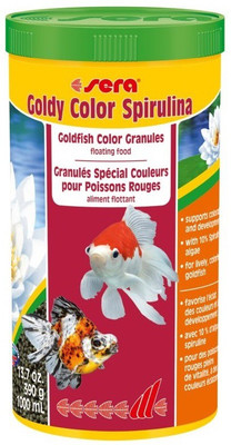 

Sera Goldy Color Spirulina 1000ml | GoldFish Color Floating 1000 ml Dry Fish Food