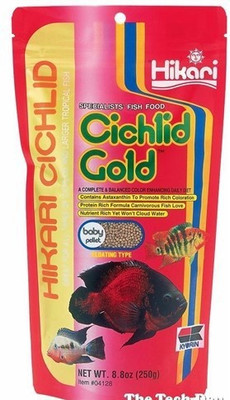 

Hikari Cichlid Gold Baby Pellets Floating Type 250 g Dry Fish Food