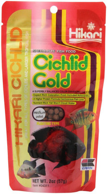

Hikari Cichlid Gold Medium Pellet 57g 57 g Dry Fish Food