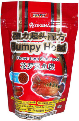 

Taiyo Okena Bumpy Head Flower Horn 100 g Dry Fish Food
