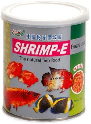 

Aim FD Shrimp-E (75g) | The Natural 100% Top Quality Food For All Aquatic Fishes | 75 g Dry Fish Food