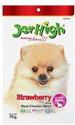

JerHigh 3 Pack of 70gm Strawberry 210 g Dry Dog Food(Pack of 3)