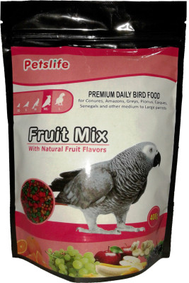 

Taiyo Petslife Fruit Mix (ML) 400gm Nuts 400 g Dry Bird Food