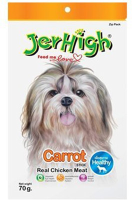 

JerHigh 3 Pack of Carrot 70gm Chicken 210 g Dry Dog Food(Pack of 3)