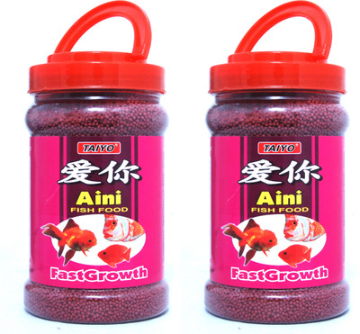 Taiyo Aini FAST Growth 363g Fish 2 g Dry Fish Food(Pack of 2)