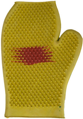 

Paw Zone Grooming Gloves for Dog(Yellow, Fits All)