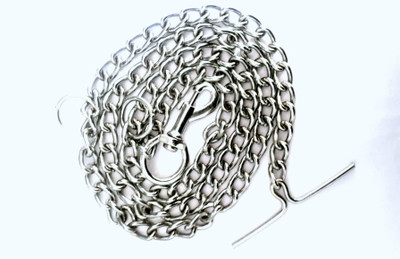 

Kristal 152 cm Dog Chain Leash(Silver)