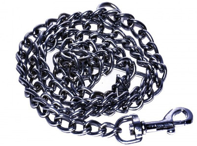 

Waves Chorme Platted 152 cm Dog Chain Leash(Silver)