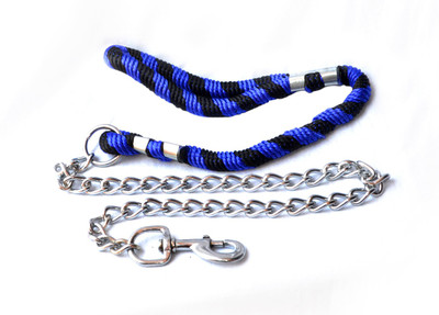 

Pethub Dog Chain with Padding Blue 170 cm Dog Cord Leash(Multicolor)