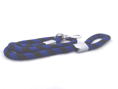Scoobee 152 cm Dog Chain Leash(Blue, Black)