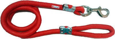 

Petshop7 High Quality Red 18mm (width) and (Length) 155 cm Dog Cord Leash(Red)