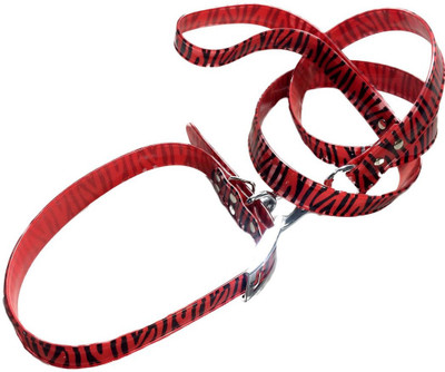 

TommyChew 172.74 cm Dog Cord Leash(Red, Black)
