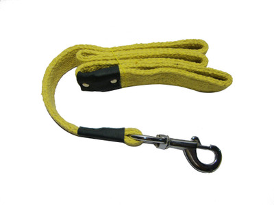 

Agnpetspot. khakhi cotton 1.5inch XL 122 cm Dog Strap Leash(Yellow)