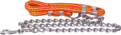 

Kristal Half lead 152 cm Dog Chain Leash(Multicolor)