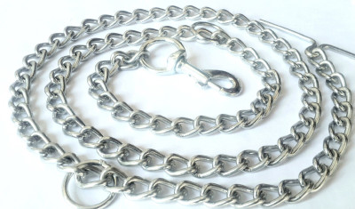

Kristal Dog Chain 153 cm Dog Chain Leash(Silver)