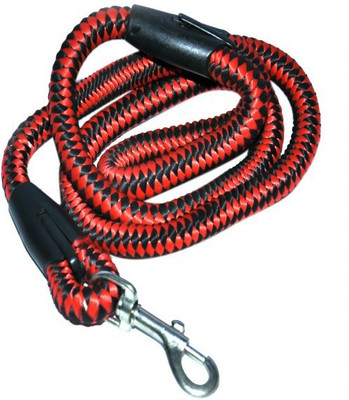 

Waves Rope Leash 152 cm Dog Cord Leash(Red, Black)