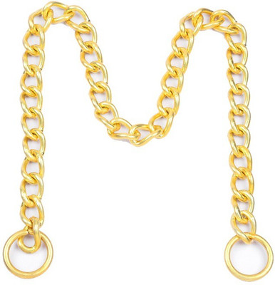 Kristal Collar Harness 60 cm Dog Chain Leash(Gold)