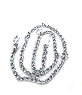 

Scoobee 152 cm Dog Chain Leash(Silver)